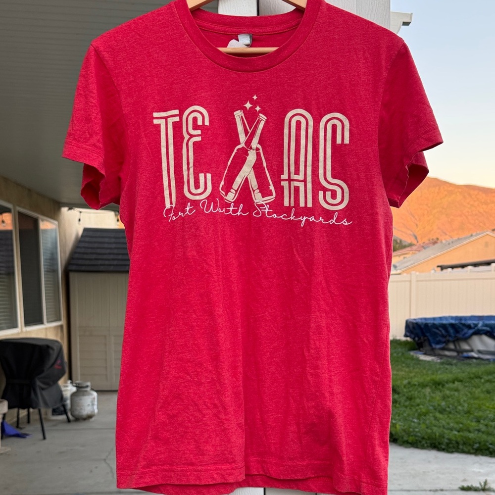 Vintage Texas Graphic Women's Tee in Red